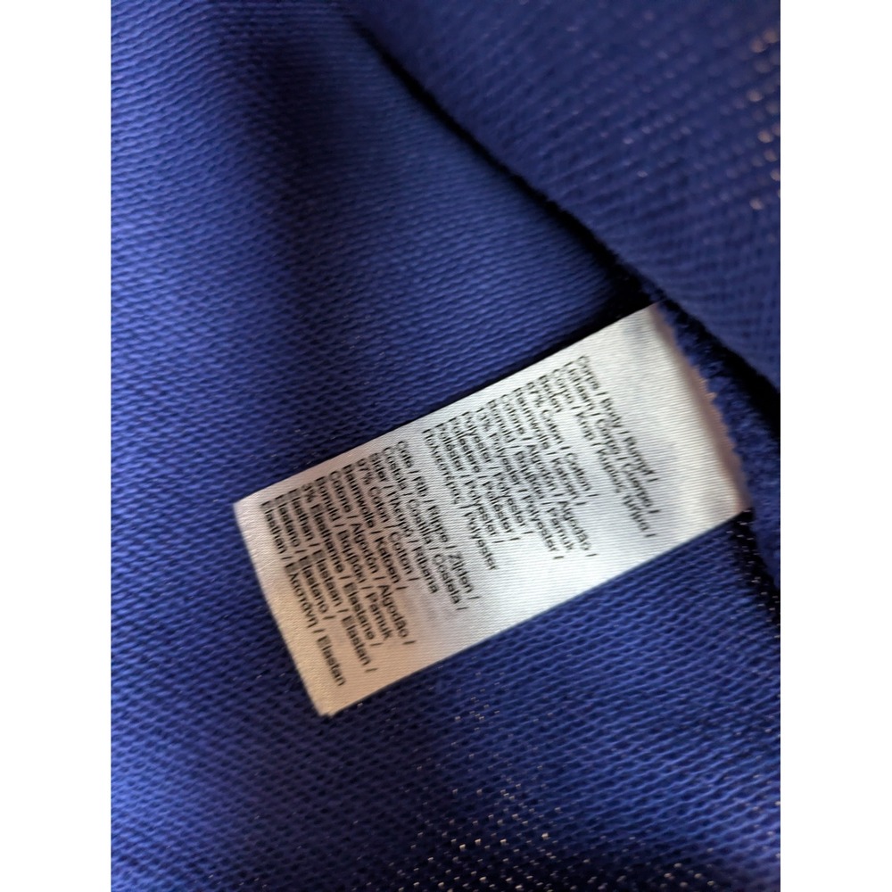 NEW Lacoste Sport Sweatshirt‎ Women's 32 Navy Blue Embroidered Logo Pullover - Picture 9 of 11